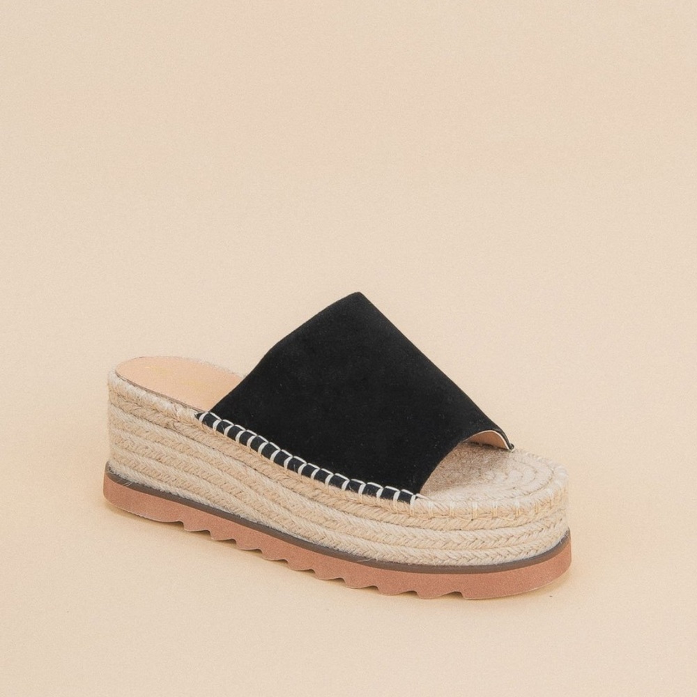 MIIM Eva - Espadrille Platform Slide - Picture 2 of 4